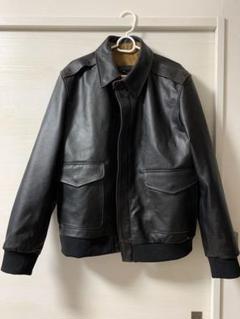 SP古着　ベロア　短丈　ボンバージャケット　A2フライトジャケット　ネイビーL. SP古着 ベロア 短丈 ボンバージャケット A2フライトジャケット