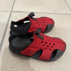Nike キッズサンダル レッド/ブラック