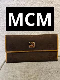 MCM ブラウン 三つ折り財布