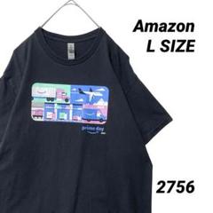 Amazon アマゾン プライムデー Tシャツ 企業ロゴ L ブラック