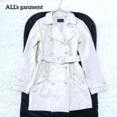 【ALL's ganment】リアルレザーミディコート(F)トレンチコート 牛革
