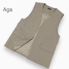 女の子向けプレゼント集結 Aga 美品 ジレ アーガ 日本製 9号 ノースリーブジャケット トップス