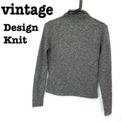 美品【 vintage 】 モックネックロンT ハイネックロンT Y2K