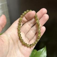 ★キャッツアイツァボライト 6.5〜9ミリ珠 ブレスレット①(SA) ☆キャッツアイツァボライト 6.5〜9ミリ珠 ブレスレット①(SA)