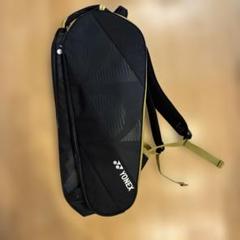 YONEX ブラック　バドミントンラケットバッグ