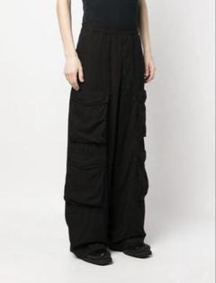 サイズ48 24ss ドリスヴァンノッテン ワイドパンツ カーゴパンツ DRIES VAN NOTEN(ドリスヴァンノッテン) ベルトワイドカーゴ