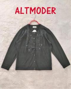 定価2.6万円 ALTMODER ビーズ刺繍ニットカーディガン