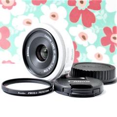 ❤️明るい単焦点❤️キヤノン EF-S 40mm E2.8 STM ホワイト❤
