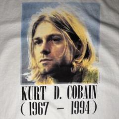 カートコバーン　ニルヴァーナ　Tシャツ　追悼　90s　USA製　プリント　好条件