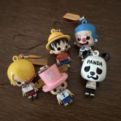 ワンピース　ストラップ ONE PIECE - ワンピース ストラップ4個セットの通販 by にゃん