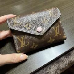【現行品】ルイヴィトン ポルトフォイユ ヴィクトリーヌ 三つ折り財布 IC搭載 極美品】ルイヴィトン 新型IC ポルトフォイユヴィクトリーヌ
