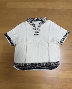 シンガポール製 トップス ブラウスTシャツ 半袖シャツ サイズFのサムネイル
