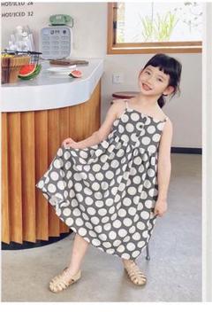 SALEドットキャミワンピース110cm
