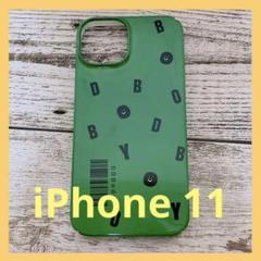 ⭐️新品 iPhone11ケース スマホ ハードケース グリーン