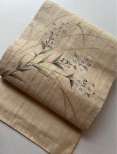 おまとめ　本麻　名古屋帯　夏帯　菖蒲　作家もの おまとめ本麻名古屋帯夏帯菖蒲作家もの