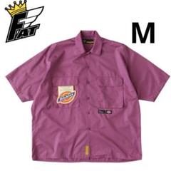 【超美品】FAT Dickies ワークシャツ ディッキーズ ワークシャツ（FAT／メンズファッション
