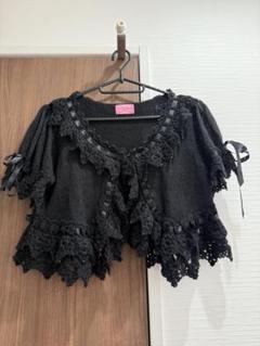 アンジェリックプリティ　ボレロ　カーディガン　ブラック Angelic Pretty | アンジェリックプリティ カーディガン (USED