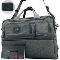 美品✨️トゥミ　ビジネスバッグ バリスティックナイロン　グレー　2way　2層式