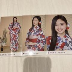 乃木坂46 遠藤さくら 生写真 浴衣 3種コンプ 真夏の全国ツアー
