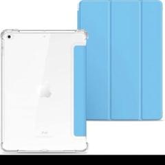 ⭐️iPadケース 透明 超薄型（ブルー）写真でサイズの確認をお願いします。