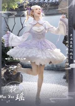 花瑶　フルセット　チャイナ　華ロリ　しゅくれどーる　ロリィタ　ロリータ　甘ロリ 花瑶 フルセット チャイナ 華ロリ しゅくれどーる ロリィタ