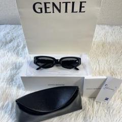 新品未使用　GENTLE MONSTER サングラス ブラック　箱、紙袋付き Maison Margiela×GENTLE MONSTER サングラス ブラック｜【公式