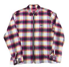 Supreme24ssShadowPlaidFlannelZipUpShirtのサムネイル