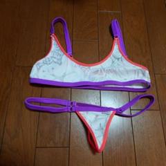 Wicked Weasel 白花柄 シースルーセパレート水着Tバック - メルカリ