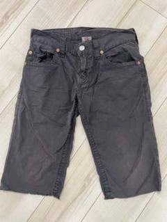 True Religion カーゴショートパンツ 黒32(w86-90) True Religion - 送料無料 新品 TRUE RELIGION BAGGY CARGO