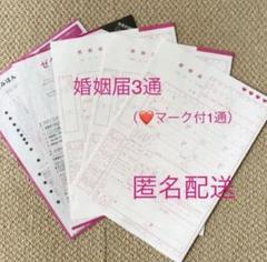 ゼクシィ 付録 ピンクの婚姻届 令和3枚 書き方みほん1枚 新婚生活Book