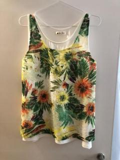 花柄 タンクトップ美品♡最終値引きです^_^