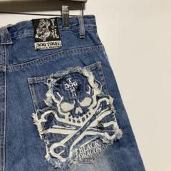 DOG TOWN SCRATCH ASID デニム ハーフパンツ M