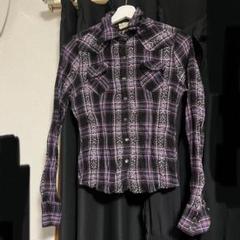 ウエスタン 長袖 シャツ チェック