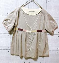 ポルテ・デ・プトン　半袖ブラウス