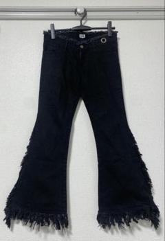 00s L.G.B. ダメージ加工 ブーツカットデニム Y2K ブラック 28 00s L.G.B. ダメージ加工 ブーツカットデニム Y2K ブラック 28