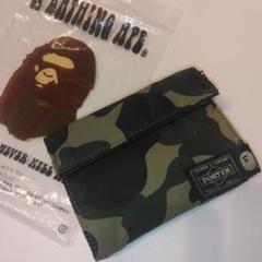 PORTER ポーター A BATHING APE ウォレット 財布 美品 2025年最新】porter ape 財布の人気アイテム - メルカリ
