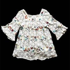 訳アリ】グレースコンチネンタル刺繍オーガンジーチュニック
