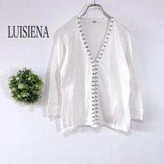 LUISIENA 【Ｍ】Vネックカーディガン 七分袖　薄手　東京スタイル　春夏