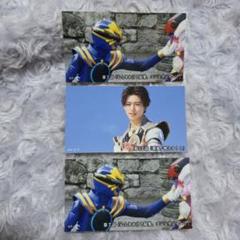 百夜陸王 ゴジュウレオン ゴジュウジャー 名シーンステッカー 3枚