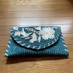 Rosebud Luna ilena ジュートクラッチバッグ　未使用