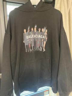 BALENCIAGA ブラック パーカー S