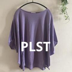 新品　PLST コットンブレンドリラックスドルマンTシャツ　M