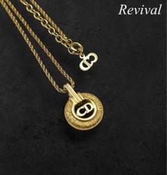 【美品】　ディオール　チェーンネックレス　ゴールド　アクセサリー　376