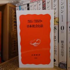 日本社会と法 / 編: 渡辺洋三 甲斐道太郎 広渡清吾 小森田秋夫 / 岩波新書