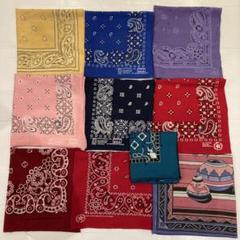 D*d様 60s〜80s まとめ売り vintage バンダナ ビンテージ US D*d様 60s〜80s まとめ売り vintage バンダナ ビンテージ US