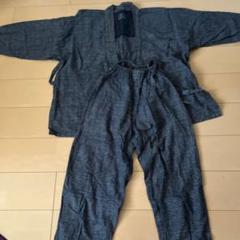 久留米織作務衣 涼しい