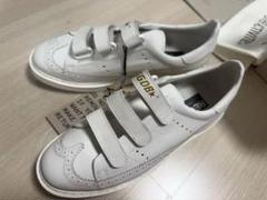 GOLDEN GOOSE ホワイトスニーカー ベルト付き