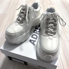 ADRER スニーカー 「ADRER」High sole ring dad sneaker / ハイ