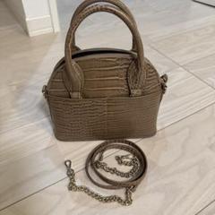 ZARA クロコダイル風 ショルダーバッグ　ハンドバッグ