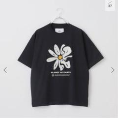 【PLANET OF EARTH】フラワー エンブロイダリーTシャツ